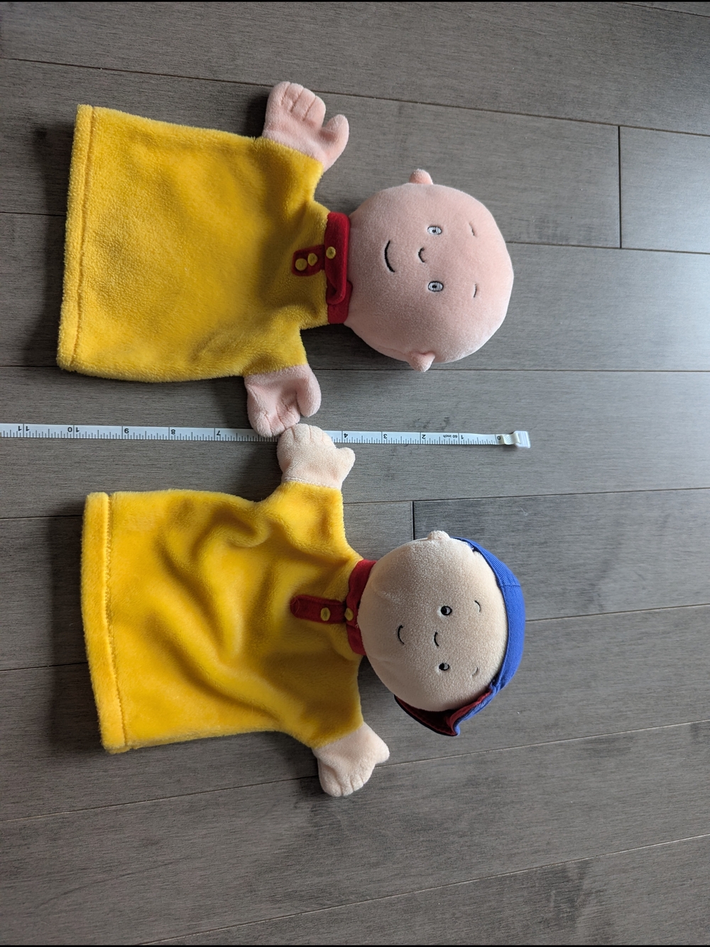 Soft Hand Puppet Set - Yellow Plush (2-Pack) Caillou